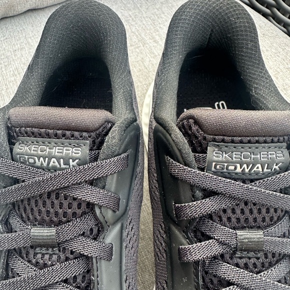 Skechers Black and White Women's Sneakers - Picture 3 of 5